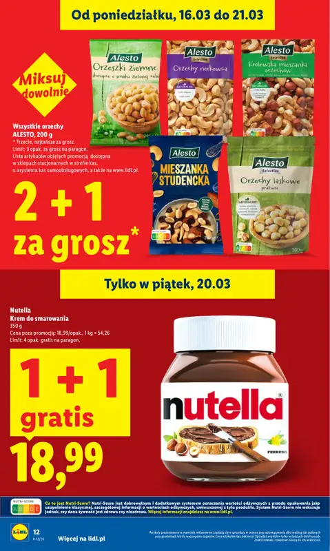 Lidl - gazetka promocyjna Oferta od czwartku od czwartku 19.03 do soboty 21.03 - strona 12