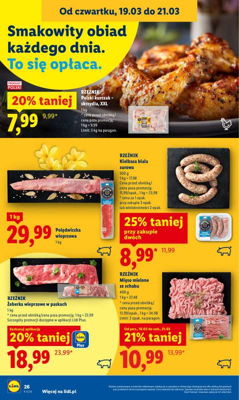 Lidl - gazetka promocyjna Oferta od czwartku od czwartku 19.03 do soboty 21.03 - strona 28