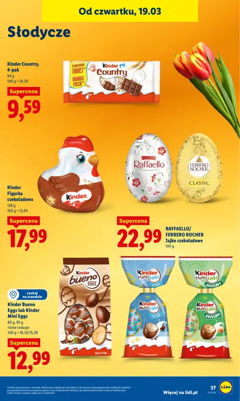Lidl - gazetka promocyjna Oferta od czwartku od czwartku 19.03 do soboty 21.03 - strona 39