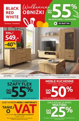 Black Red White - gazetka promocyjna Wielkanocne obniżki do -55%! od piątku 20.03 do środy 08.04
