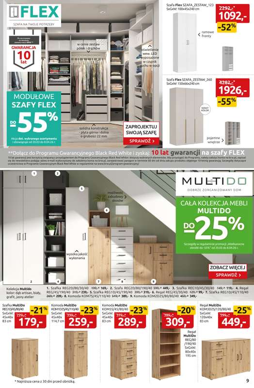 Black Red White - gazetka promocyjna Wielkanocne obniżki do -55%! od piątku 20.03 do środy 08.04 - strona 9