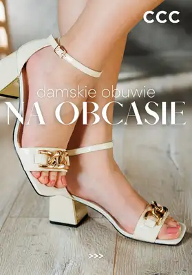 CCC - gazetka promocyjna SANDAŁY na obcasie od niedzieli 22.03 