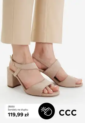 CCC - gazetka promocyjna SANDAŁY na obcasie od niedzieli 22.03  - strona 10