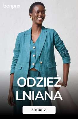 bonprix - gazetka promocyjna Odzież lniana od piątku 20.03 