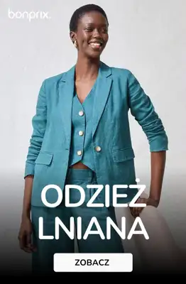 bonprix - gazetka promocyjna Odzież lniana od piątku 20.03 