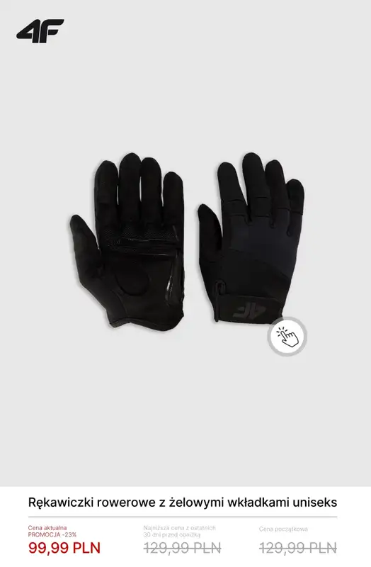 4F - gazetka promocyjna Ubrania i akcesoria rowerowe w super cenach! od piątku 20.03  - strona 8