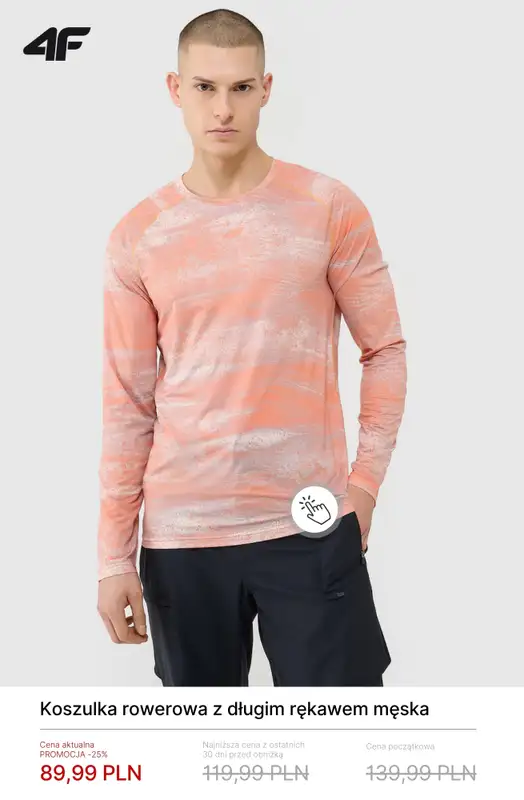 4F - gazetka promocyjna Ubrania i akcesoria rowerowe w super cenach! od piątku 20.03  - strona 9