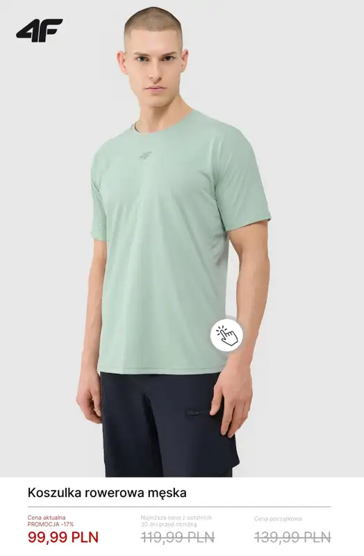 4F - gazetka promocyjna Ubrania i akcesoria rowerowe w super cenach! od piątku 20.03  - strona 4