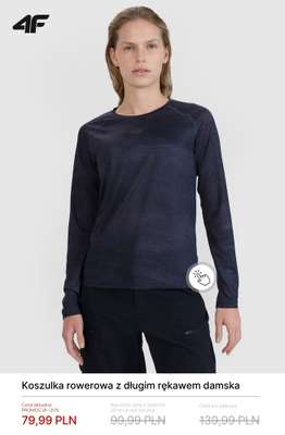 Koszulka rowerowa z długim rękawem damska