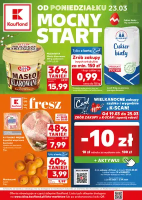 Kaufland - gazetka promocyjna Mocny Start od poniedziałku 23.03 do środy 25.03