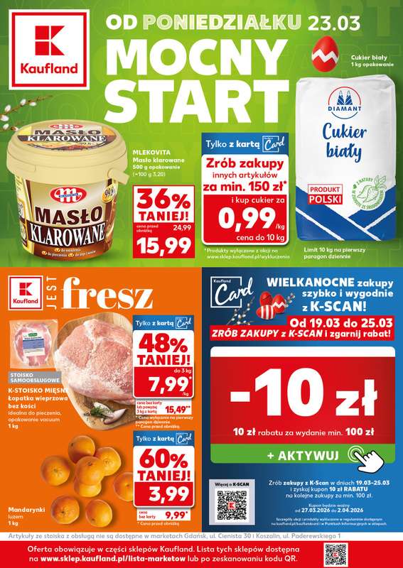 Kaufland - gazetka promocyjna Mocny Start od poniedziałku 23.03 do środy 25.03