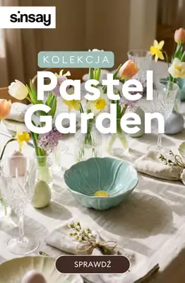 Sinsay - gazetka promocyjna Kolekcja Pastel Garden od soboty 21.03 
