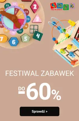 Smyk - gazetka promocyjna Do -60% festiwal zabawek od piątku 20.03 do środy 08.04
