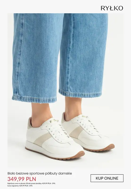 Ryłko - gazetka promocyjna BIAŁE SNEAKERSY dla niej od piątku 20.03  - strona 9