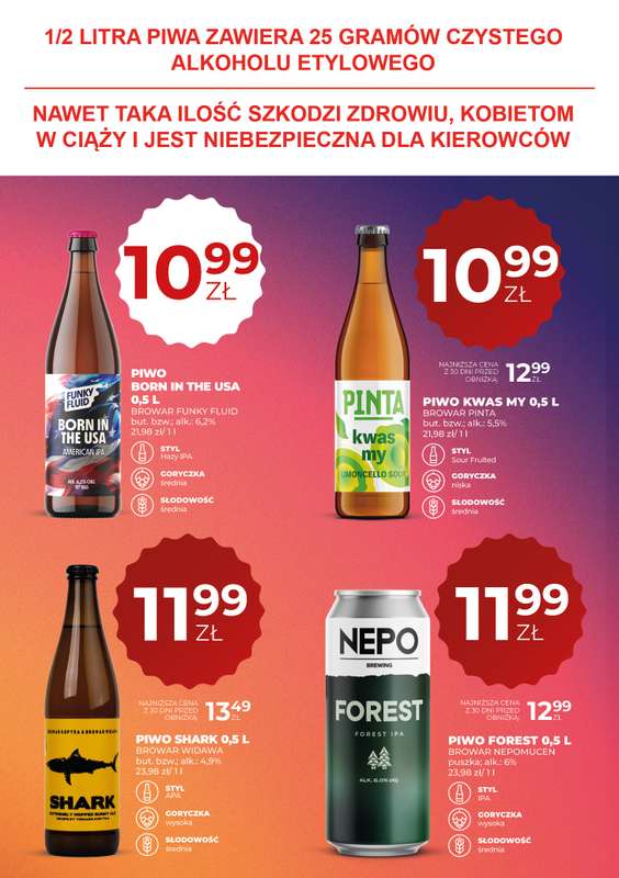 Duży Ben - gazetka promocyjna Gazetka piwna od czwartku 19.03 do środy 01.04 - strona 17