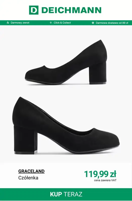 Deichmann - gazetka promocyjna Czółenka damskie od soboty 21.03  - strona 8