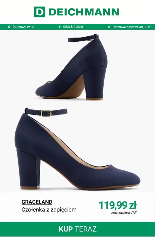 Deichmann - gazetka promocyjna Czółenka damskie od soboty 21.03  - strona 2
