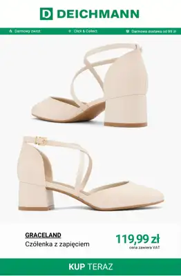 Deichmann - gazetka promocyjna Czółenka damskie od soboty 21.03  - strona 13
