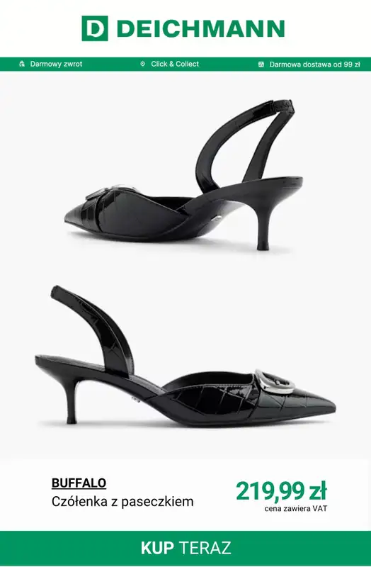 Deichmann - gazetka promocyjna Czółenka damskie od soboty 21.03  - strona 11