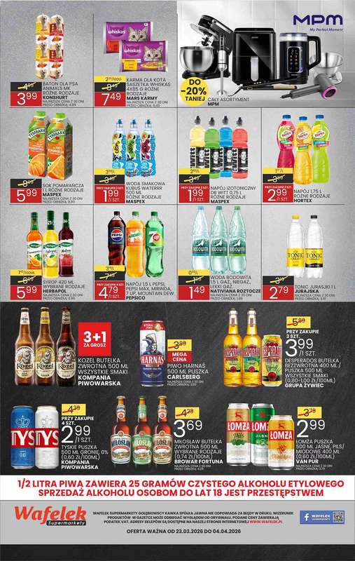 Wafelek - gazetka promocyjna Gazetka od poniedziałku 23.03 do soboty 04.04 - strona 8