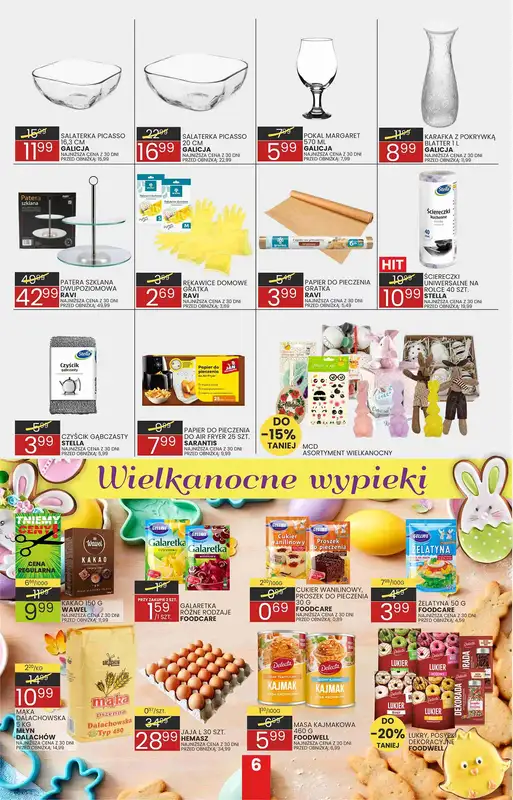 Wafelek - gazetka promocyjna Gazetka od poniedziałku 23.03 do soboty 04.04 - strona 6