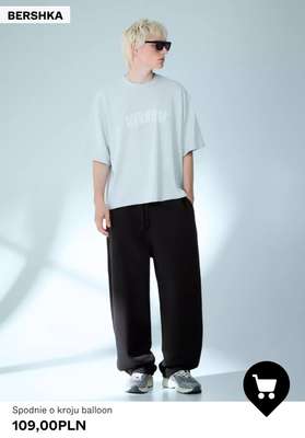 Spodnie o kroju balloon