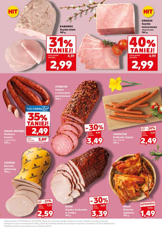 Kaufland - gazetka promocyjna Oferta Kaufland - SUPER SOBOTA od soboty 21.03 do soboty 21.03 - strona 19