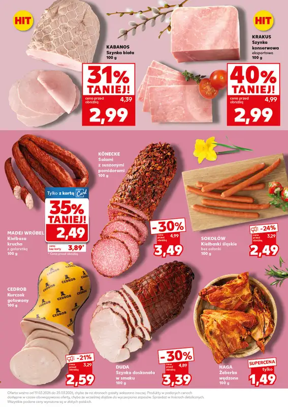 Kaufland - gazetka promocyjna Oferta Kaufland - SUPER SOBOTA od soboty 21.03 do soboty 21.03 - strona 19