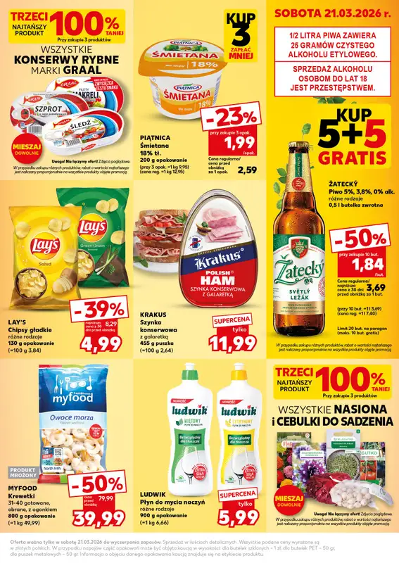 Kaufland - gazetka promocyjna Oferta Kaufland - SUPER SOBOTA   - strona 3