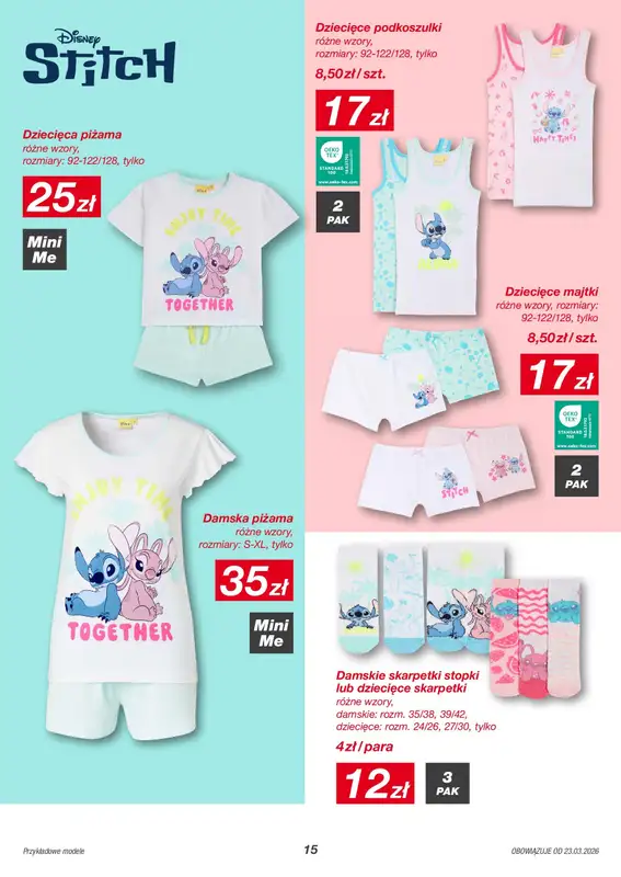 KiK - gazetka promocyjna Lniana lekkość w KIK od poniedziałku 23.03 do niedzieli 29.03 - strona 15