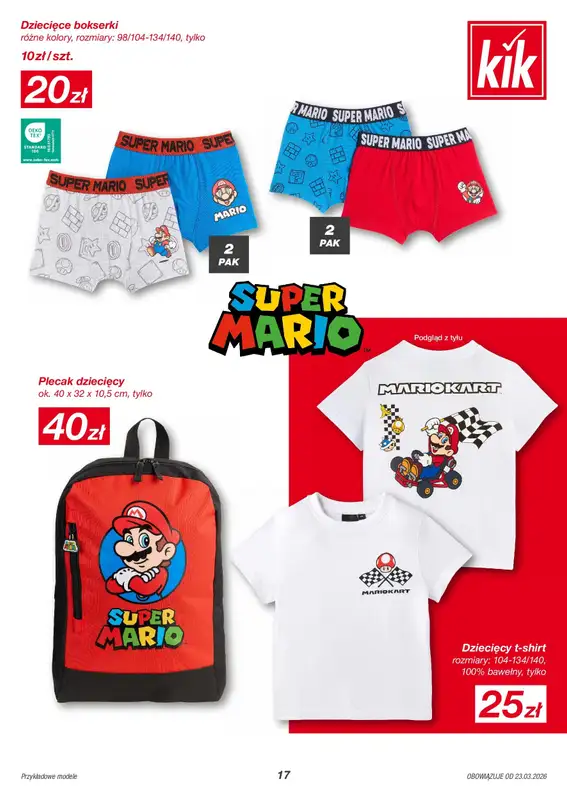 KiK - gazetka promocyjna Lniana lekkość w KIK od poniedziałku 23.03 do niedzieli 29.03 - strona 17