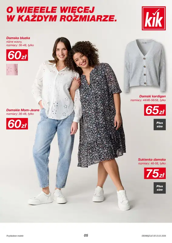 KiK - gazetka promocyjna Lniana lekkość w KIK od poniedziałku 23.03 do niedzieli 29.03 - strona 5