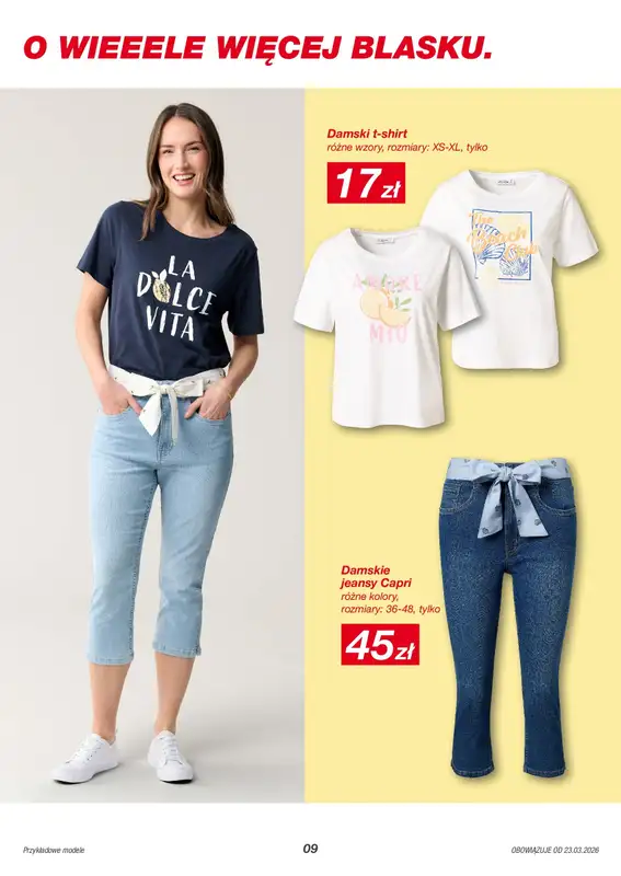 KiK - gazetka promocyjna Lniana lekkość w KIK od poniedziałku 23.03 do niedzieli 29.03 - strona 9