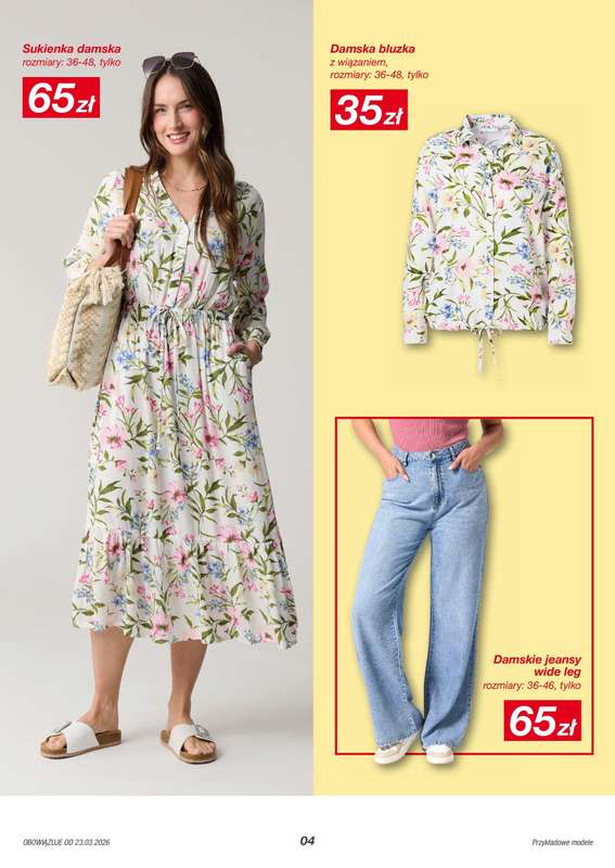 KiK - gazetka promocyjna Lniana lekkość w KIK od poniedziałku 23.03 do niedzieli 29.03 - strona 4