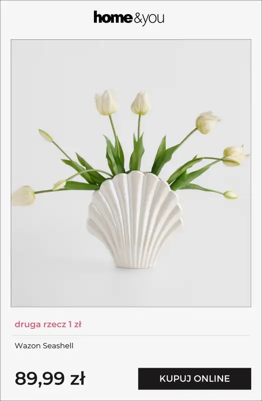 home&you - gazetka promocyjna Druga rzecz 1 zł od piątku 20.03 do wtorku 24.03 - strona 7