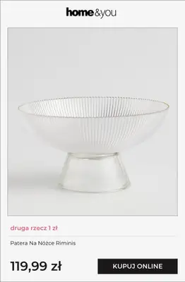 home&you - gazetka promocyjna Druga rzecz 1 zł od piątku 20.03 do wtorku 24.03 - strona 3