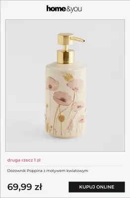 home&you - gazetka promocyjna Druga rzecz 1 zł od piątku 20.03 do wtorku 24.03 - strona 6