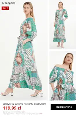 Greenpoint - gazetka promocyjna Sukienki od 59,99 zł od piątku 20.03  - strona 12