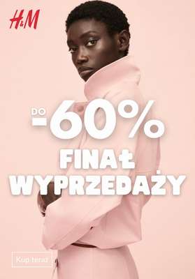 H&M - gazetka promocyjna Do -60% finał wyprzedaży od piątku 20.03 