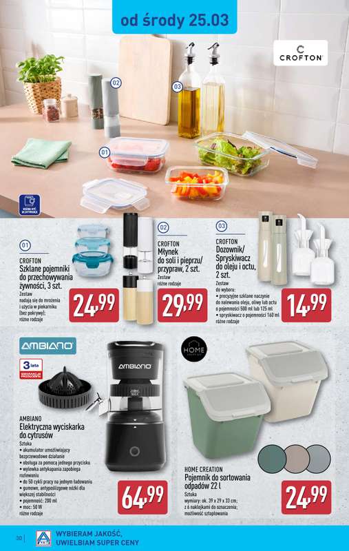 Aldi - gazetka promocyjna Pełny katalog! od poniedziałku 23.03 do niedzieli 29.03 - strona 30