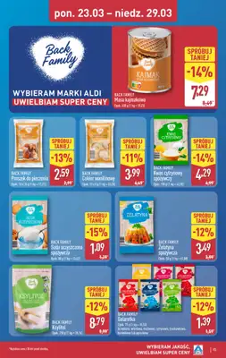 Aldi - gazetka promocyjna Pełny katalog! od poniedziałku 23.03 do niedzieli 29.03 - strona 15