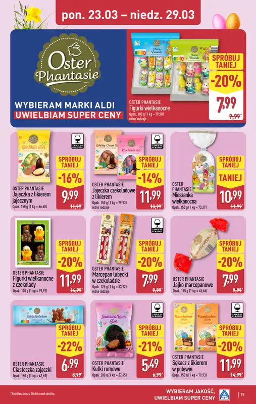 Aldi - gazetka promocyjna Pełny katalog! od poniedziałku 23.03 do niedzieli 29.03 - strona 19