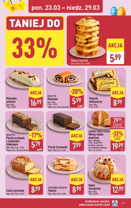 Aldi - gazetka promocyjna Pełny katalog! od poniedziałku 23.03 do niedzieli 29.03 - strona 17