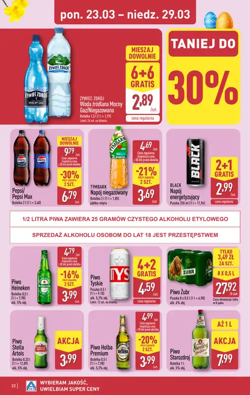 Aldi - gazetka promocyjna Pełny katalog! od poniedziałku 23.03 do niedzieli 29.03 - strona 22