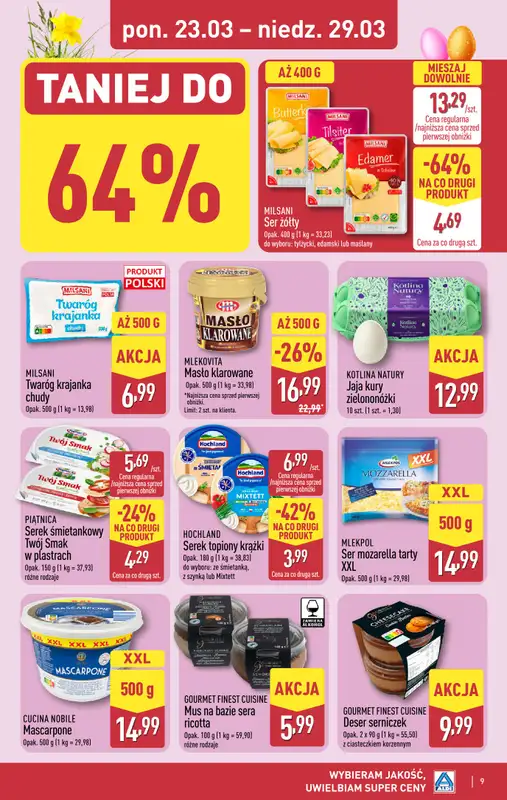 Aldi - gazetka promocyjna Pełny katalog! od poniedziałku 23.03 do niedzieli 29.03 - strona 9