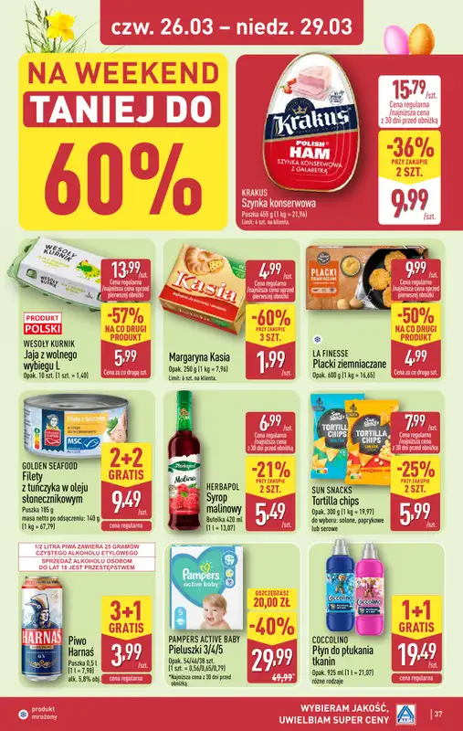 Aldi - gazetka promocyjna Pełny katalog! od poniedziałku 23.03 do niedzieli 29.03 - strona 37