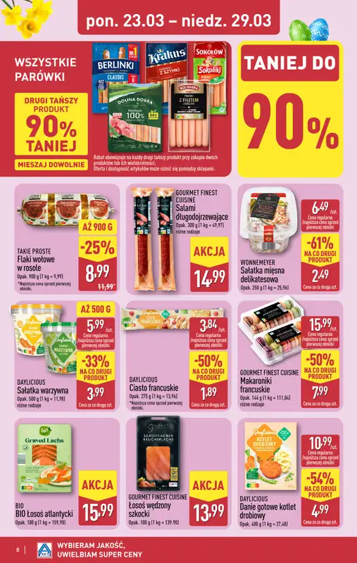 Aldi - gazetka promocyjna Pełny katalog! od poniedziałku 23.03 do niedzieli 29.03 - strona 8