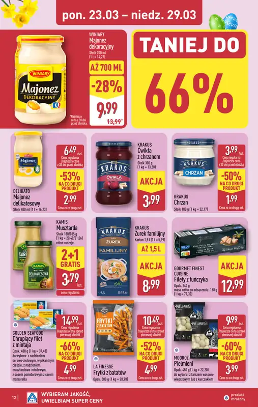 Aldi - gazetka promocyjna Pełny katalog! od poniedziałku 23.03 do niedzieli 29.03 - strona 12