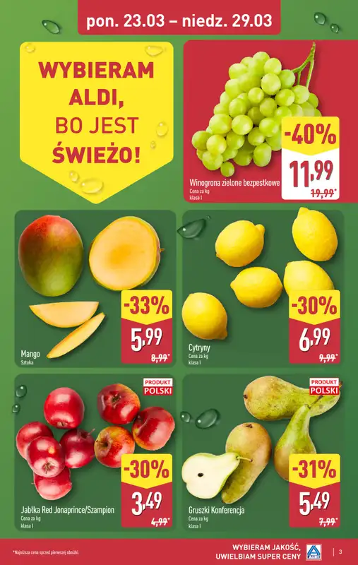 Aldi - gazetka promocyjna Pełny katalog! od poniedziałku 23.03 do niedzieli 29.03 - strona 3