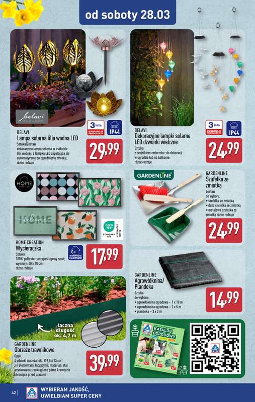 Aldi - gazetka promocyjna Pełny katalog! od poniedziałku 23.03 do niedzieli 29.03 - strona 42